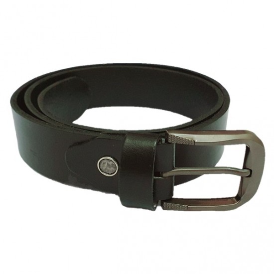 Men's Black/Dark Tan Real Leather Handmade Belt Zest-MHB-003 Men's Black/Dark Tan Real Leather Handmade Belt Zest-MHB-003