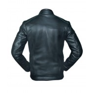 Made-to-measure|Men's Black/Brown Real Leather Handmade Jacket Zest-MHJ-001 Made-to-measure|Men's Black/Brown Real Leather Handmade Jacket Zest-MHJ-001