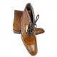 Men's Tan Real Leather Formal/Casual Boots ZEST-MHS-032 Men's Tan Real Leather Formal/Casual Boots ZEST-MHS-032