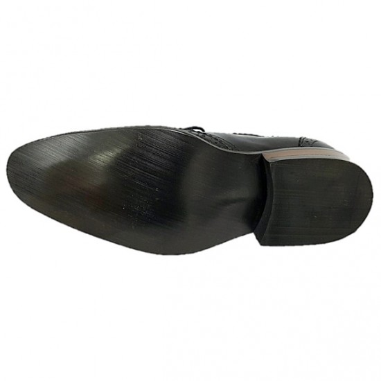 Real Leather Black Brogues Italian Design ZEST-MHS-027 Real Leather Black Brogues Italian Design ZEST-MHS-027