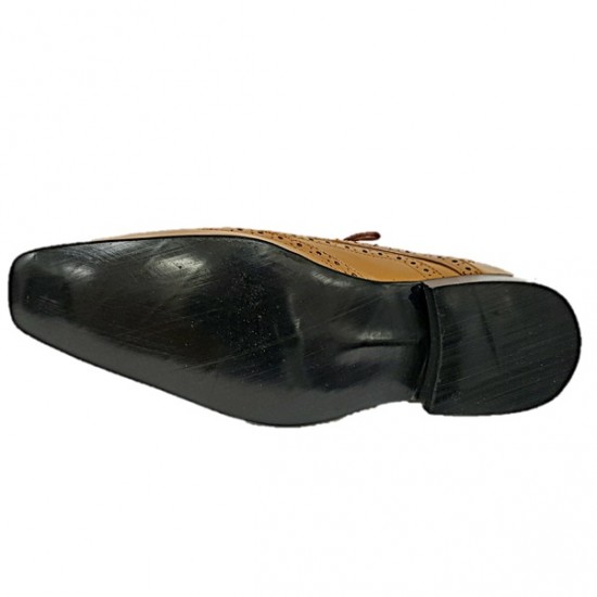 Tan Lace Up Brogues, Smart Dress Shoes ZEST-MHS-004 Tan Lace Up Brogues, Smart Dress Shoes ZEST-MHS-004