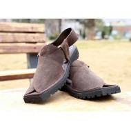 Men's Suede Pakistani Sandal/Kaptan Chappal Men's Suede Pakistani Sandal/Kaptan Chappal