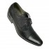 Black Lace Up Smart Dress Shoes ZEST-MHS-025