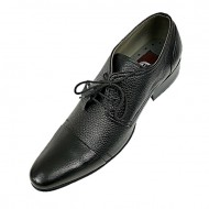 Black Lace Up Smart Dress Shoes ZEST-MHS-025