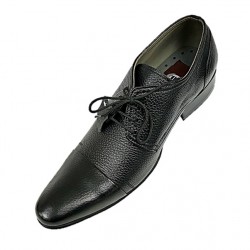 Black Lace Up Smart Dress Shoes ZEST-MHS-025