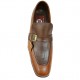 Dark Tan and Brown Slip On Italian Design Smart Dress Shoes ZEST-MHS-016 Dark Tan and Brown Slip On Italian Design Smart Dress Shoes ZEST-MHS-016