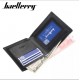 Baellerry Black/Brown Leisure Style Slim Men's Coin Pocket Vertical Leather Wallet - Baellerry-MW-001 Baellerry Black/Brown Leisure Style Slim Men's Coin Pocket Vertical Leather Wallet - Baellerry-MW-001