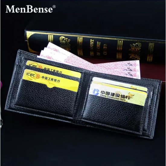 MenBense Fashion Vintage Style Men's Black/Brown/Tan Leisure Short PU Leather Wallet - MenBense-MW-001 MenBense Fashion Vintage Style Men's Black/Brown/Tan Leisure Short PU Leather Wallet - MenBense-MW-001
