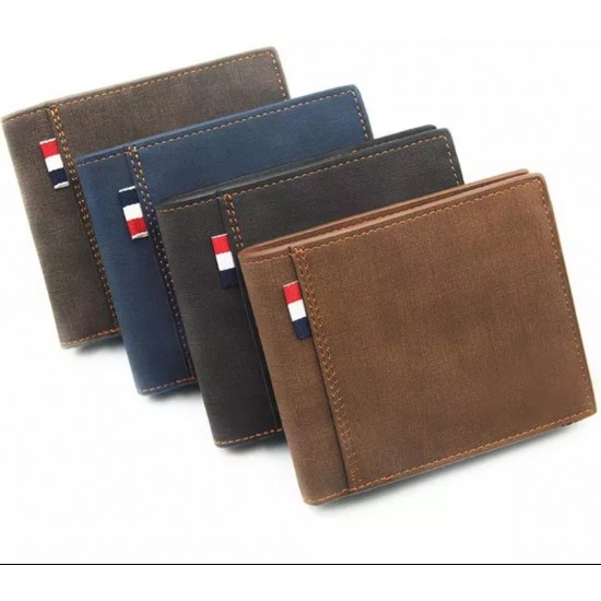 Men's Stylish Simple Casual Black/Coffee/Navy/Tan Leisure Short PU Leather Wallet - Zest-MW-001 Men's Stylish Simple Casual Black/Coffee/Navy/Tan Leisure Short PU Leather Wallet - Zest-MW-001
